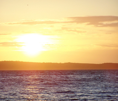 Sunset over Anglesey.